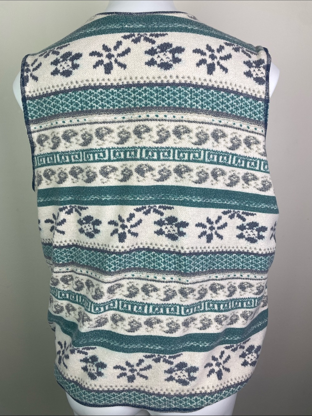 Vintage Arizona Jean Co Reversible Vest Button Front - Picture 7 of 16